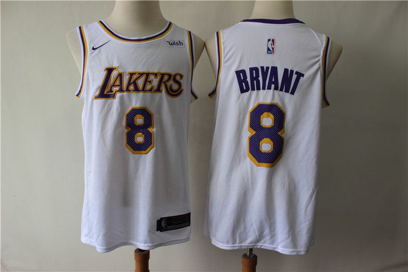 Men Los Angeles Lakers #8 Bryant White Game Nike NBA Jerseys->oakland raiders->NFL Jersey